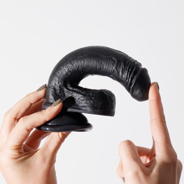 All Black Dildo 19Cm